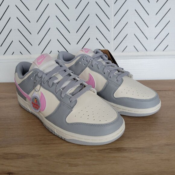 ✨Nike Dunk Low Top Next Nature Sz 9 Women's Shoes Sneakers Gray/Pink DD1873-002 - Picture 3 of 11